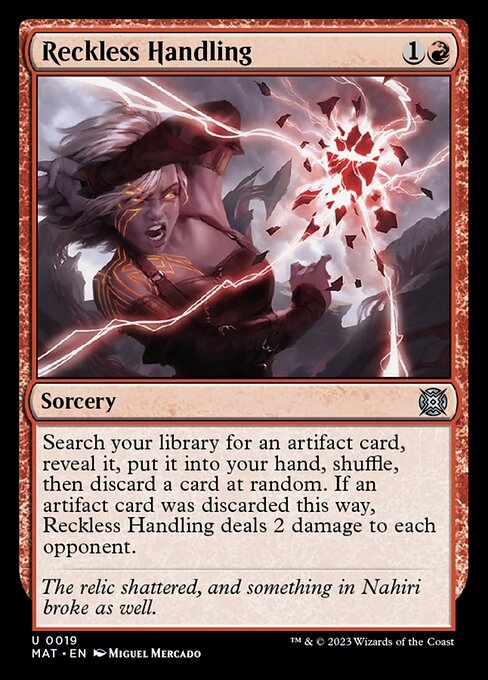 Mtg Mat #19 Reckless Handling