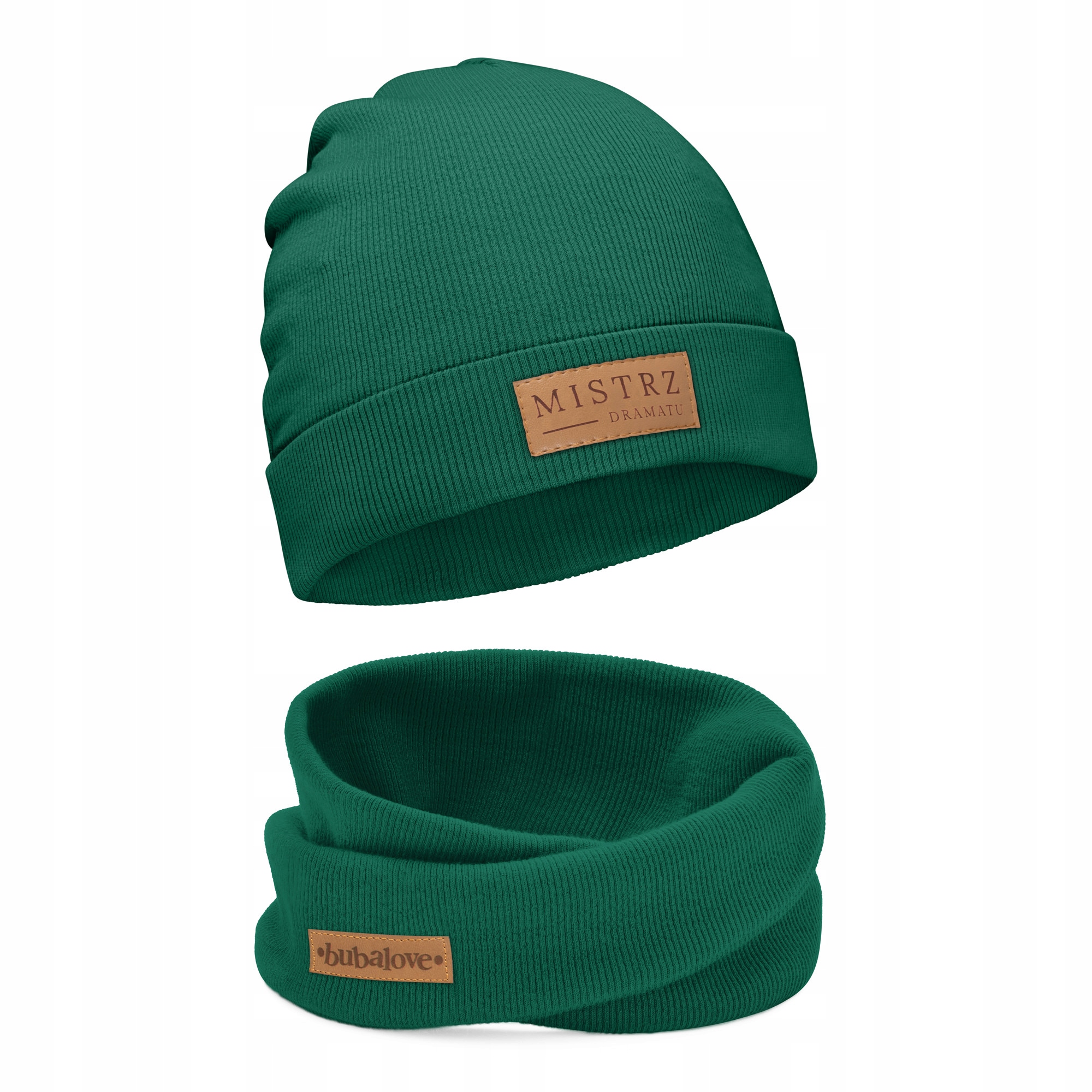 

Czapka+komin - Mistrz Dramatu - zielony r.3