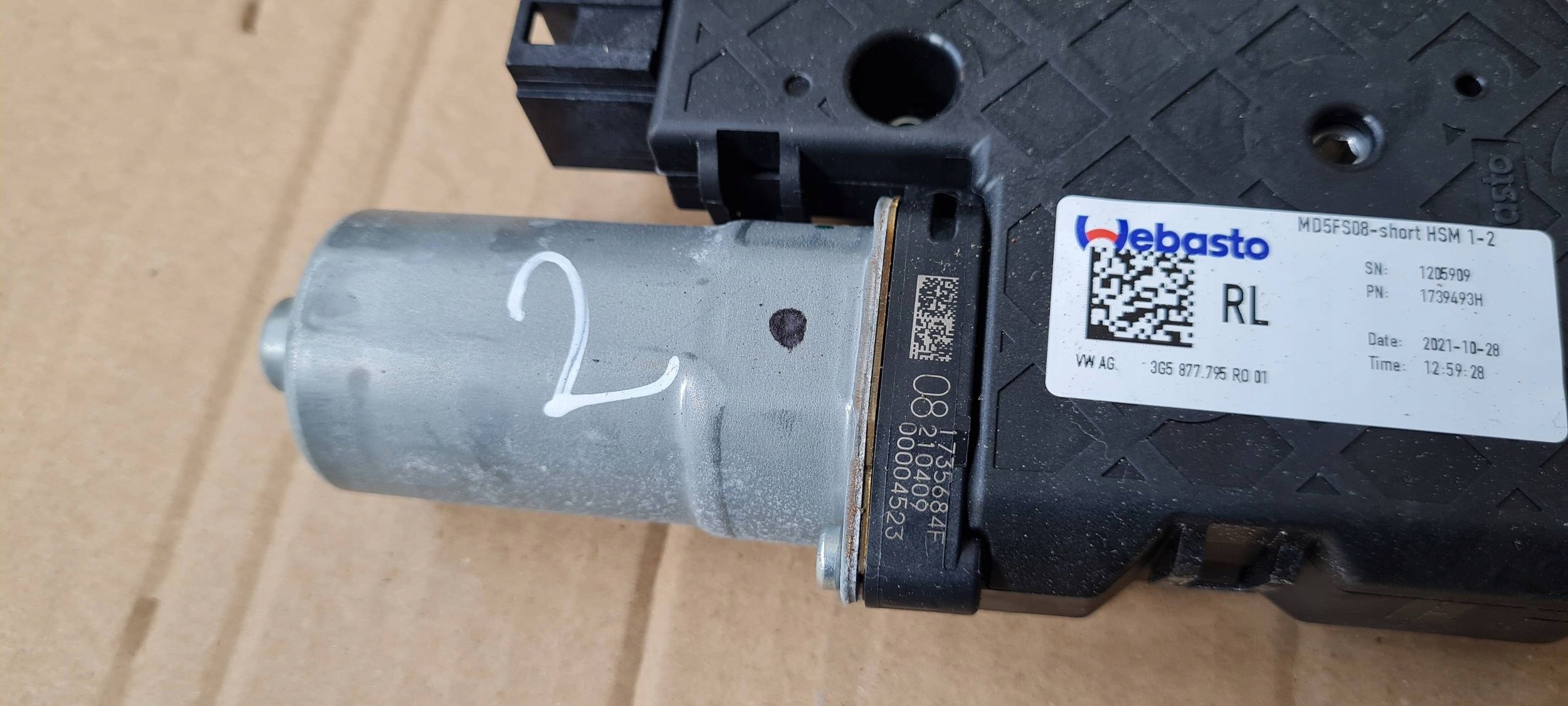 Q3 83A Motor Schiebedach 3G5877795 VW AUDI