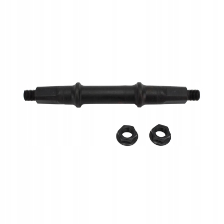 Oś suportu na kwadrat 6P 123mm nakrętki, 34781