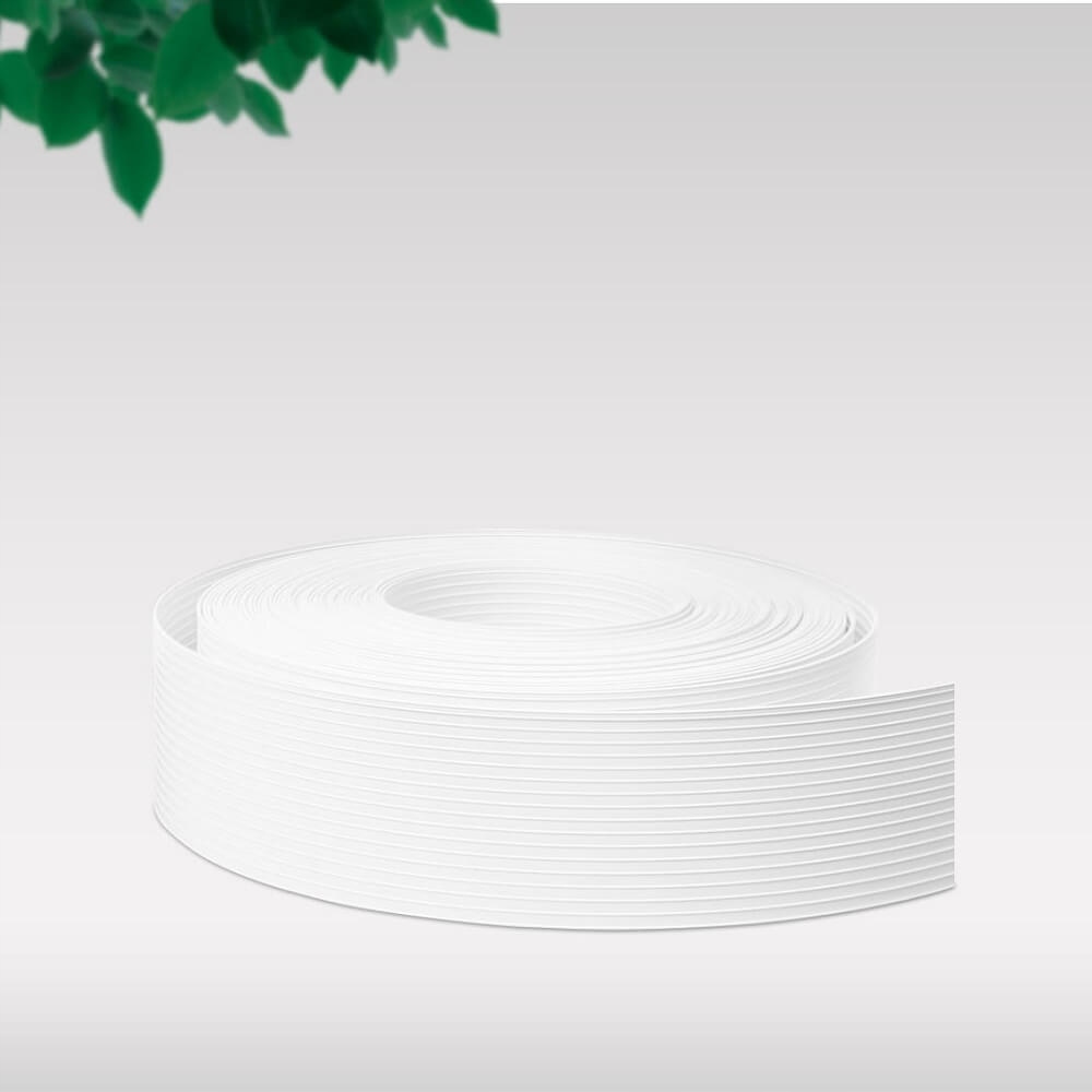 Thermoplast stínící panelové pásy na plot 47,5 mm x 50 m Ral 9003 bílá