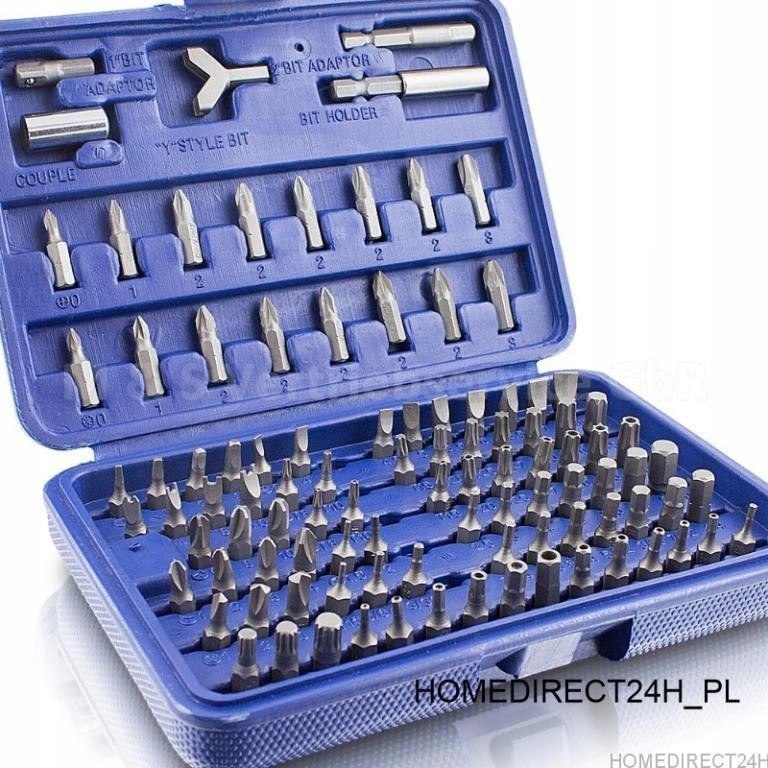 Sada bitů, šroubovací hroty torx 100 Ks