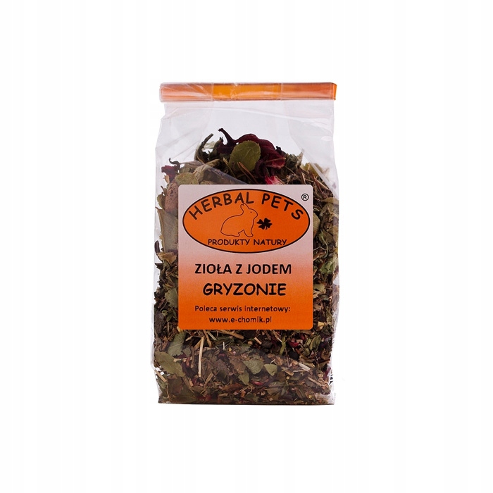 HERBAL PETS ZIOŁA Z JODEM 50G DLA GRYZONI, KRÓLIK