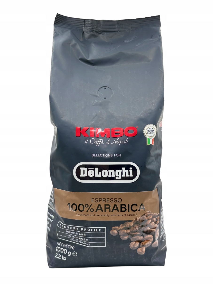 Kawa ziarnista Kimbo Delonghi 100% Arabica 1KG