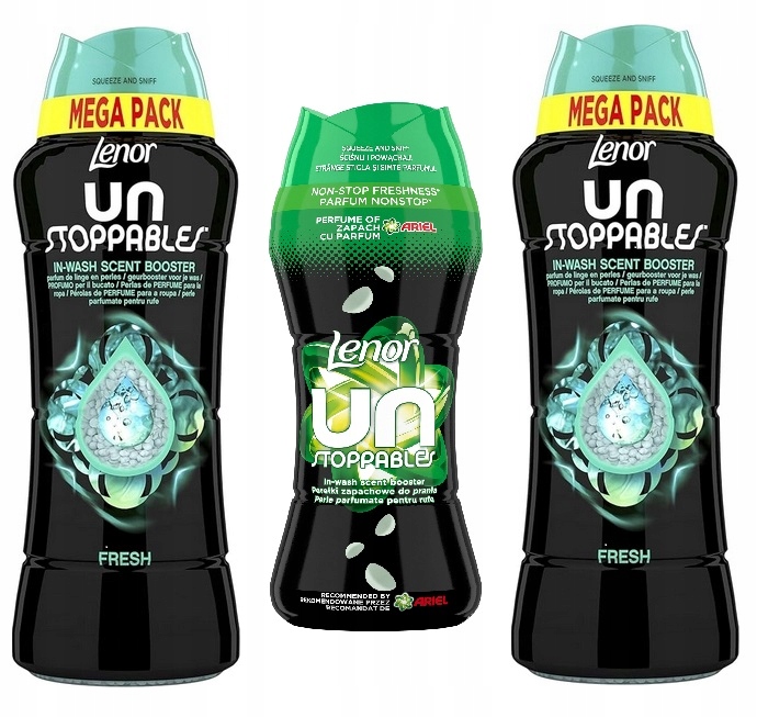 Levně Lenor Unstoppables Scent of Ariel Vonné perličky 285 g 2 x 570 g Fresh