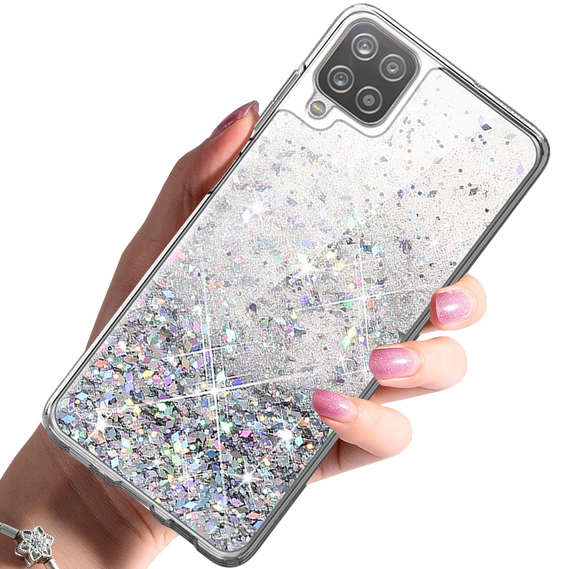 

Etui Brokat do Samsung Galaxy A12 Case Szkło 9H