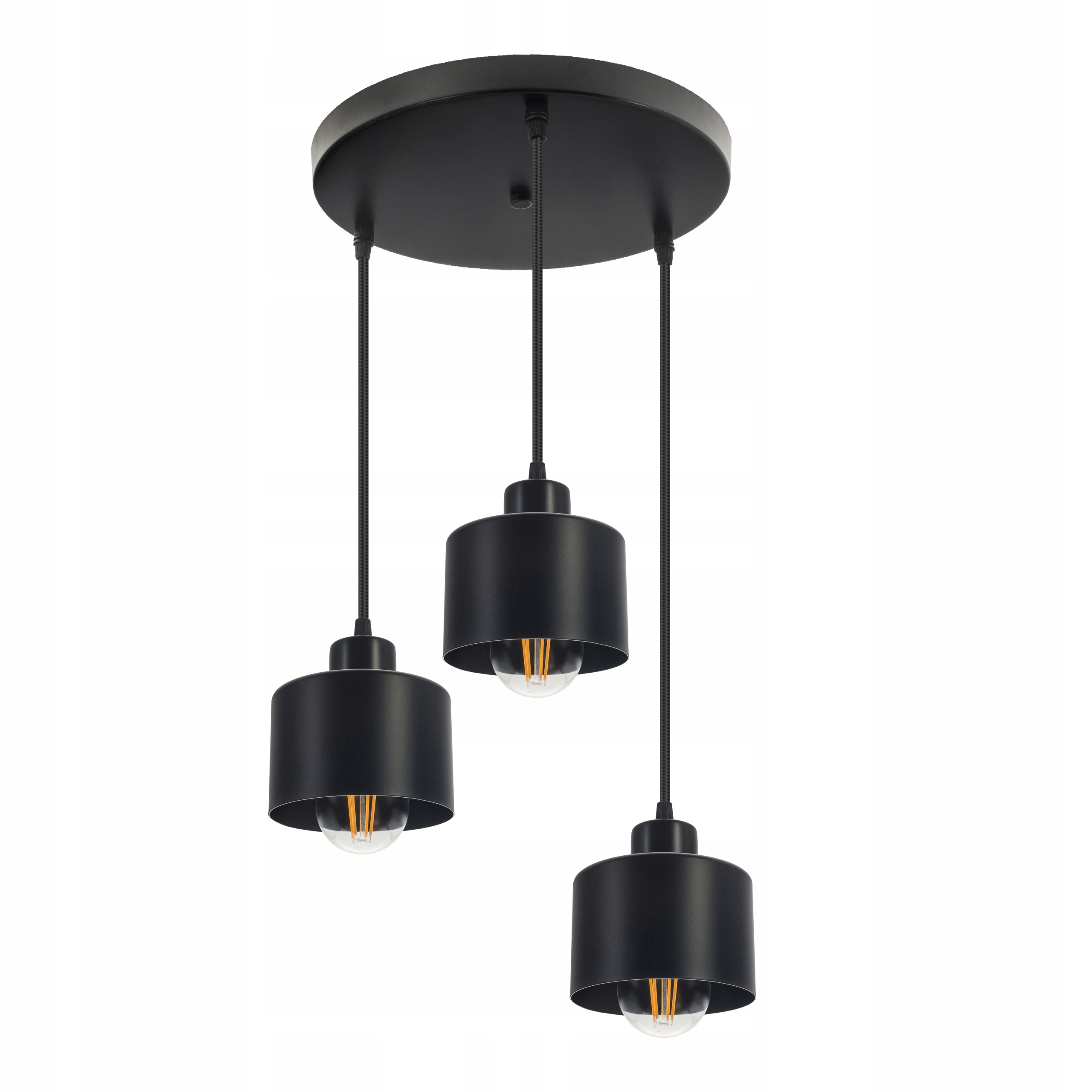Závěsná Lampa Regulovatelný Lustr Stropní Svítidlo Led Stropní Kate Loft 3x E27