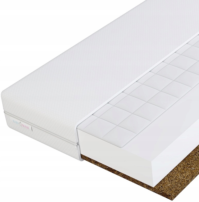 

Babymam Materac Łóżeczka 120X60 Kokos Pianka Gryka