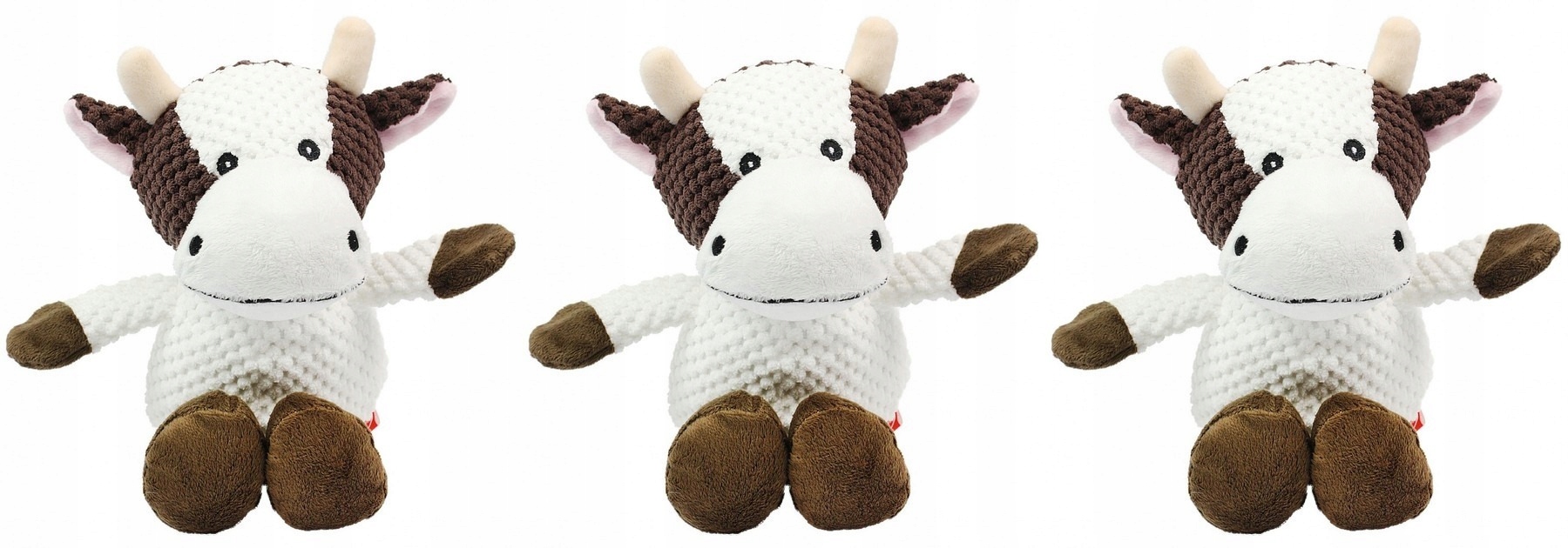 Levně Hračka pro psa Pet Nova kráva 32 cm 3 ks