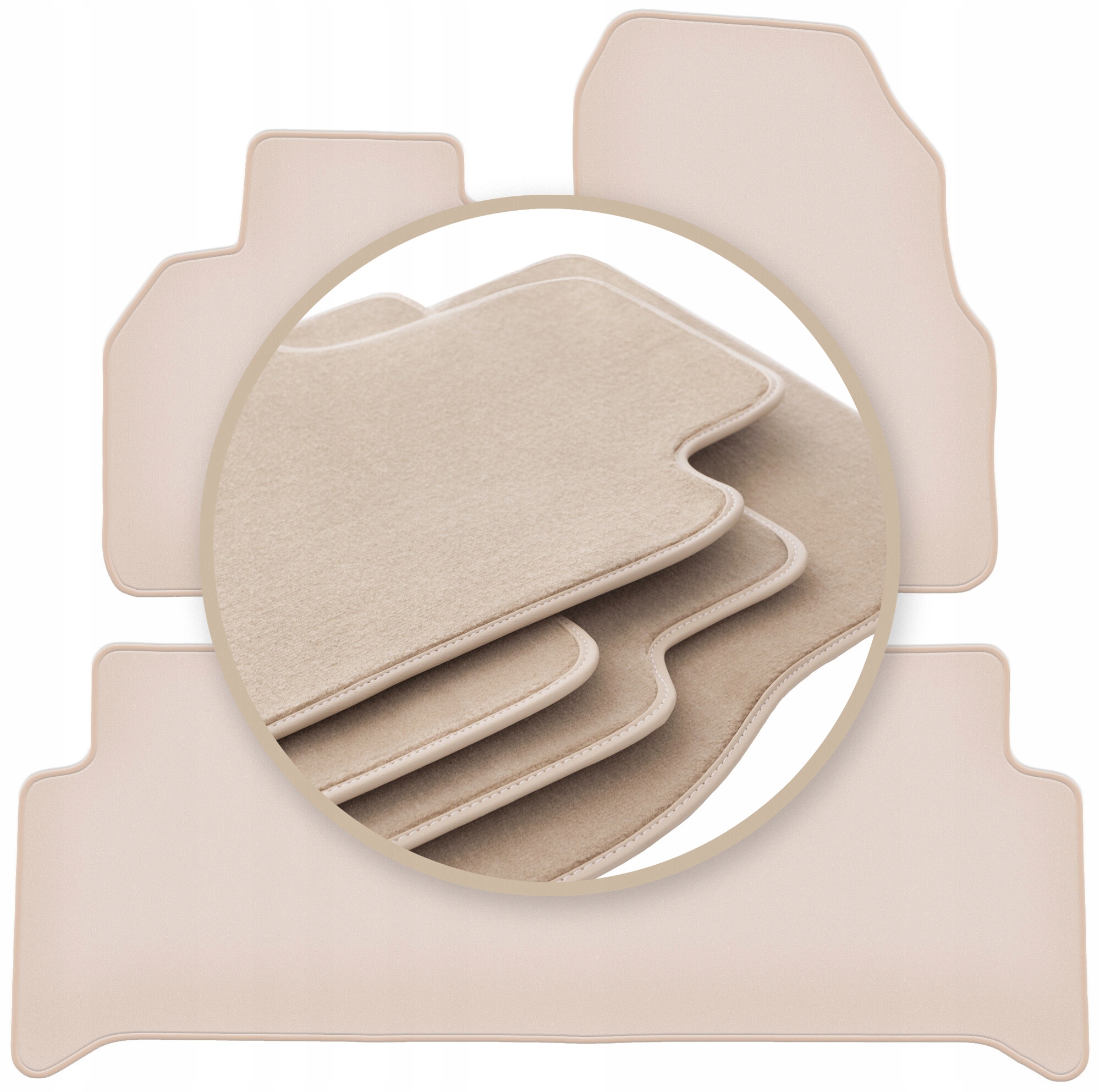 Velúrové koberčeky 10 mm Premium pre: Renault Grand Scenic II minivan 2003-200