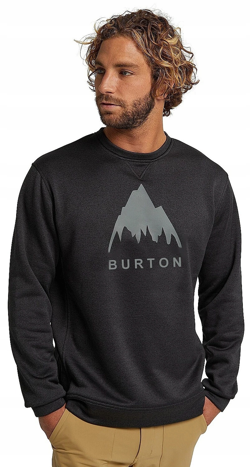 

bluza Burton Oak Crew - True Black Heather