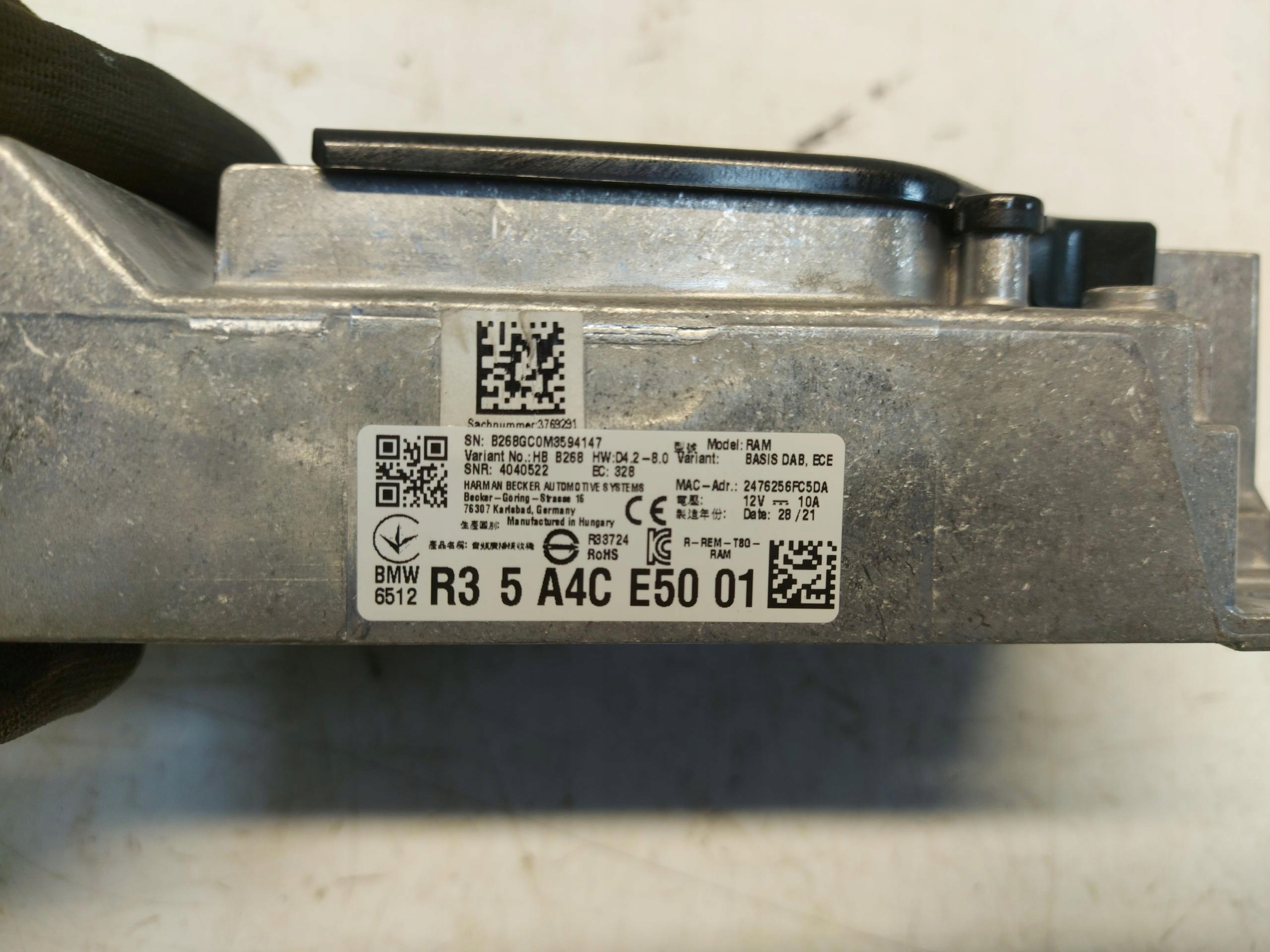 BMW F40 118i AMPLIFICATORE dab modulo ram basic 5a4ce50