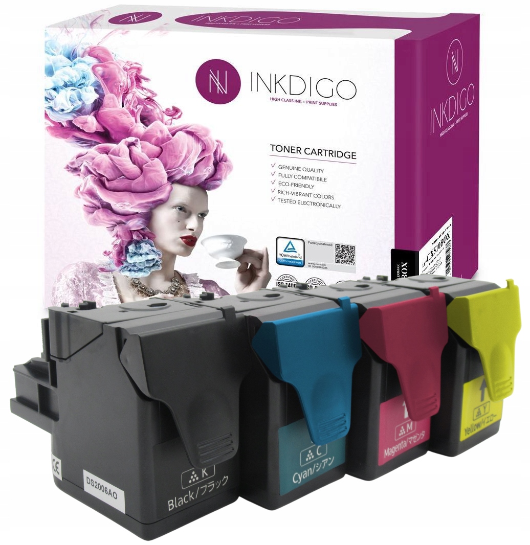 4x Toner do Lexmark CX310dn CX310n CX410de CX510de lexmark cx510de toner