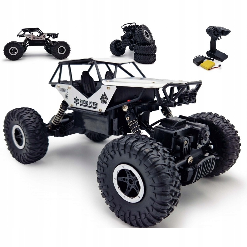 

Samochód Autko Terenowe Na Pilota 4x4 2 Silniki Sl