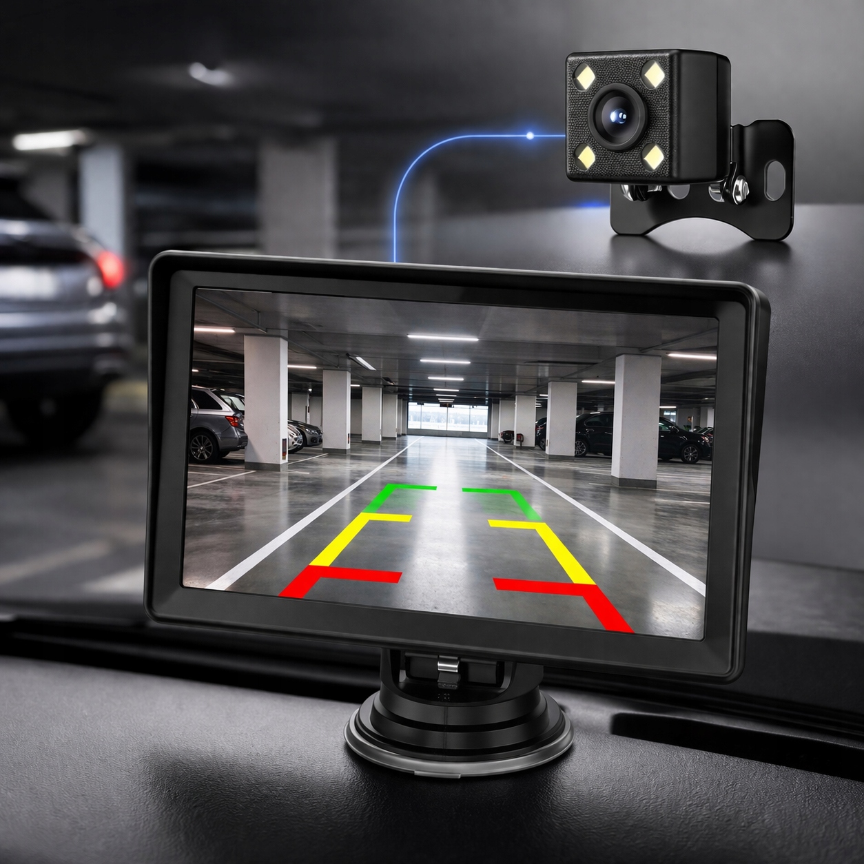 Monitor samochodowy 7" CarPlay Android Auto X5300 kamera cofania BT WiFi