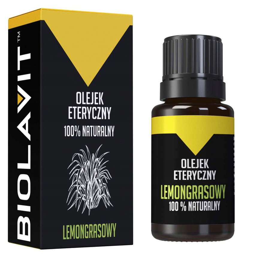 

Olejek Eteryczny Lemongrasowy 10ml 100% Naturalny