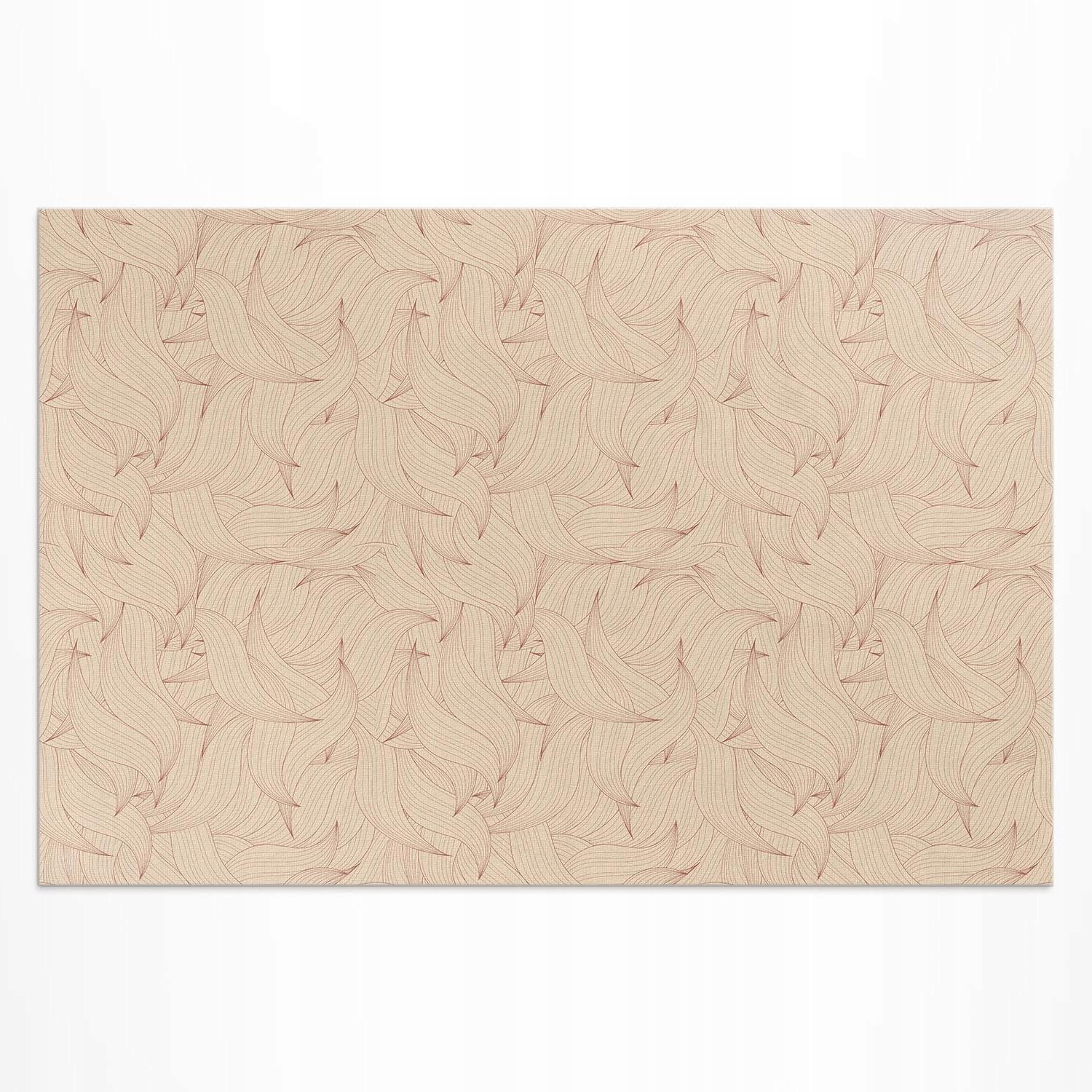 Balkónový vinylový koberec Uv Lineárne jesenné listy boho štýl 150 x 255 cm