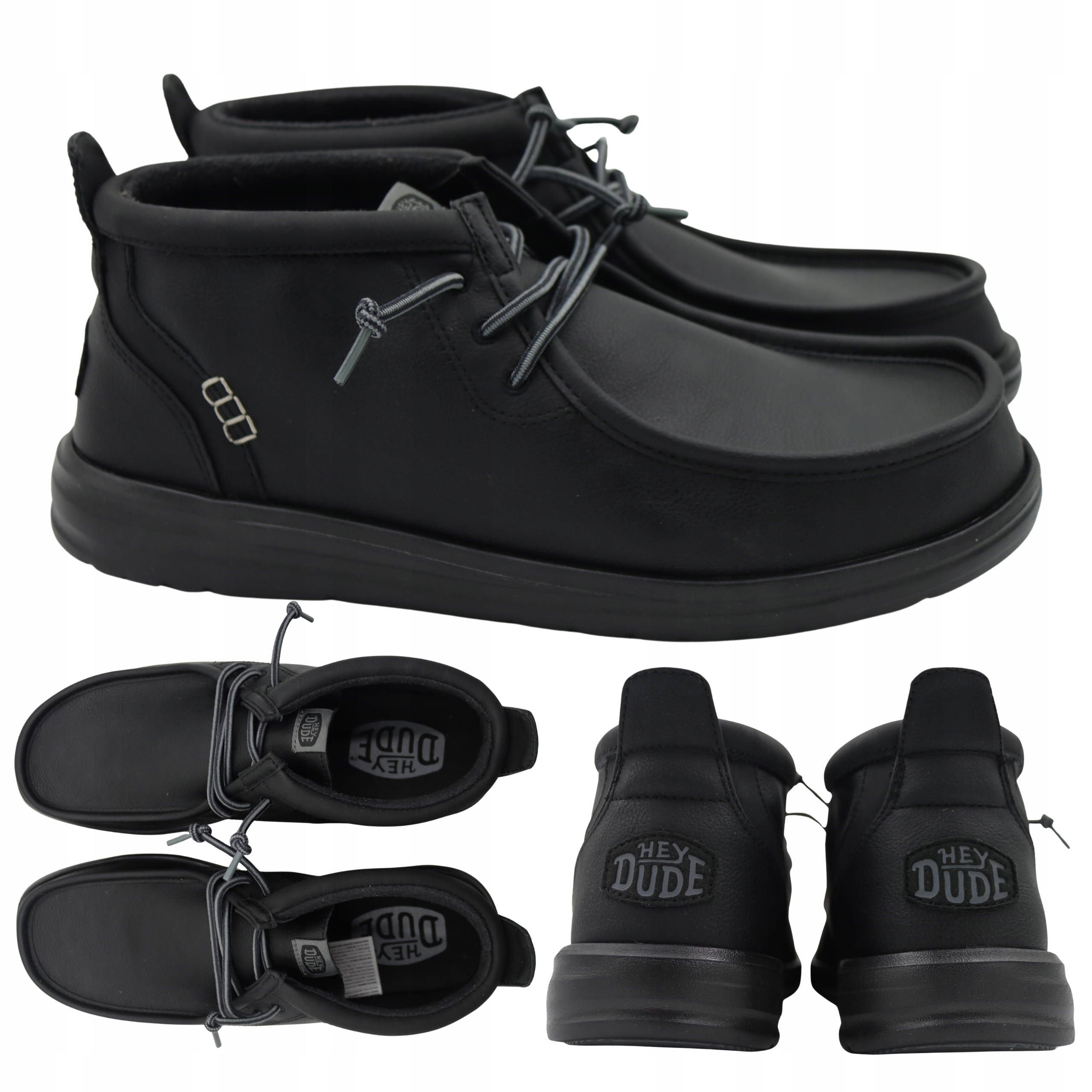 Pánské Lehké Kožené Boty Heydude Wally MID Grip R Classic 42051 060 VEL.43