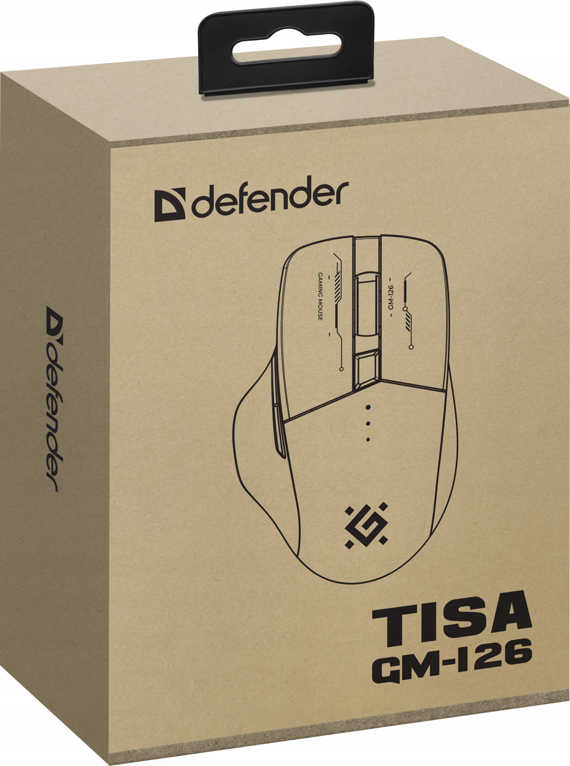 MYSZ DEFENDER GM-126 TISA RF+BT OPTIC 1600dpi 6P BIAŁA — 13