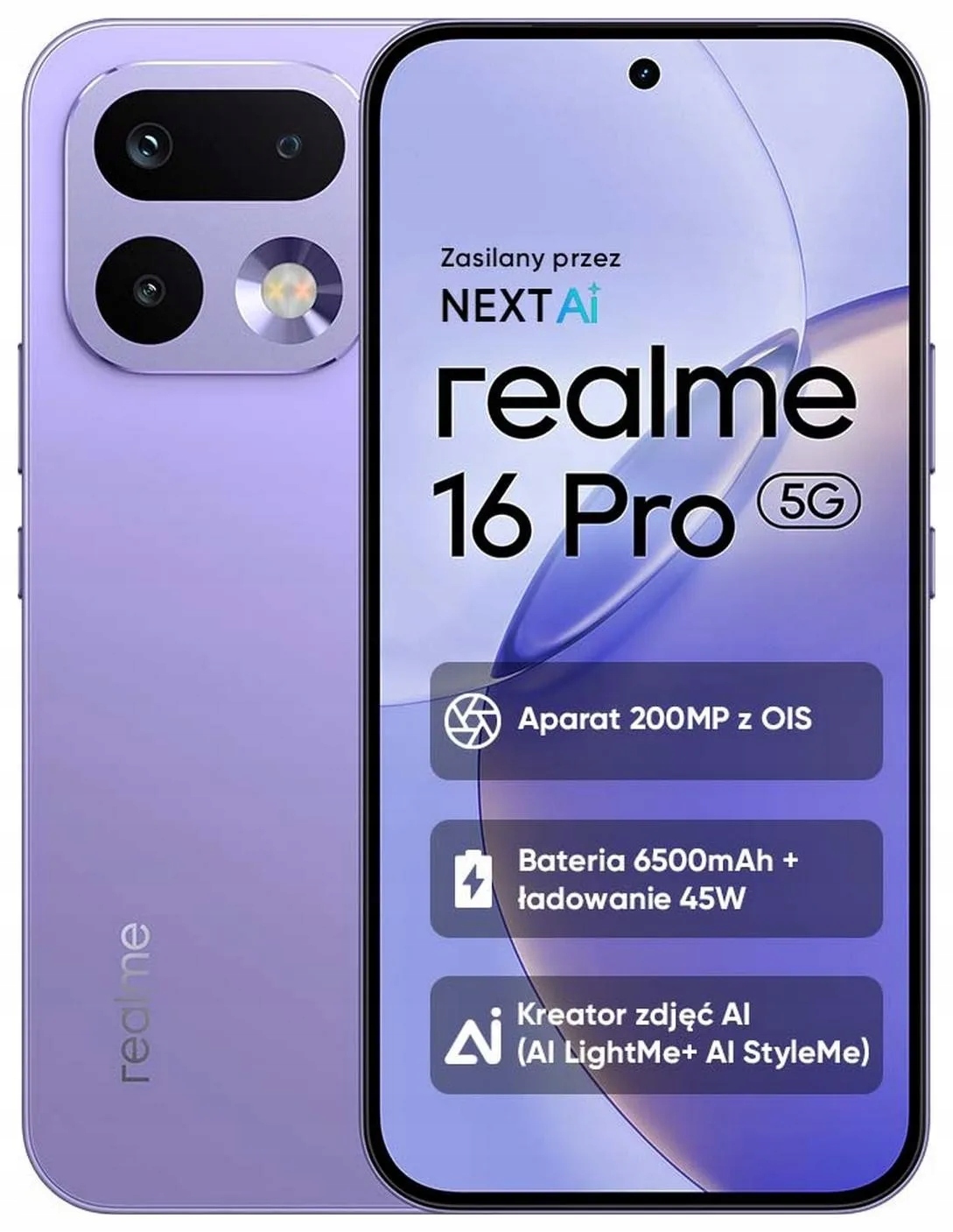 realme 16 Pro 5G 8/256GB Nfc DualSIM Orchid Purple