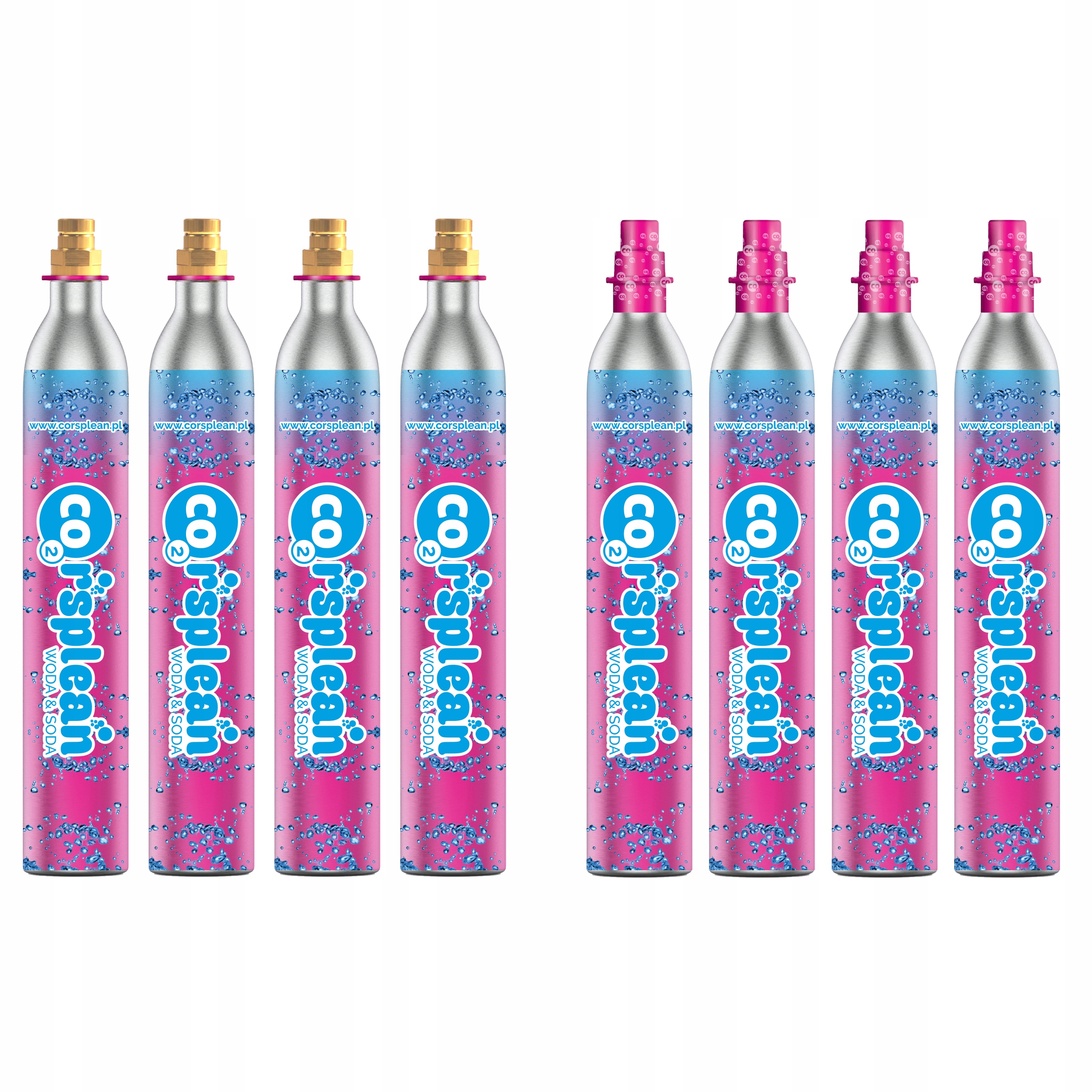 Corsplean napełnienie quick connect 4 szt do sodastream