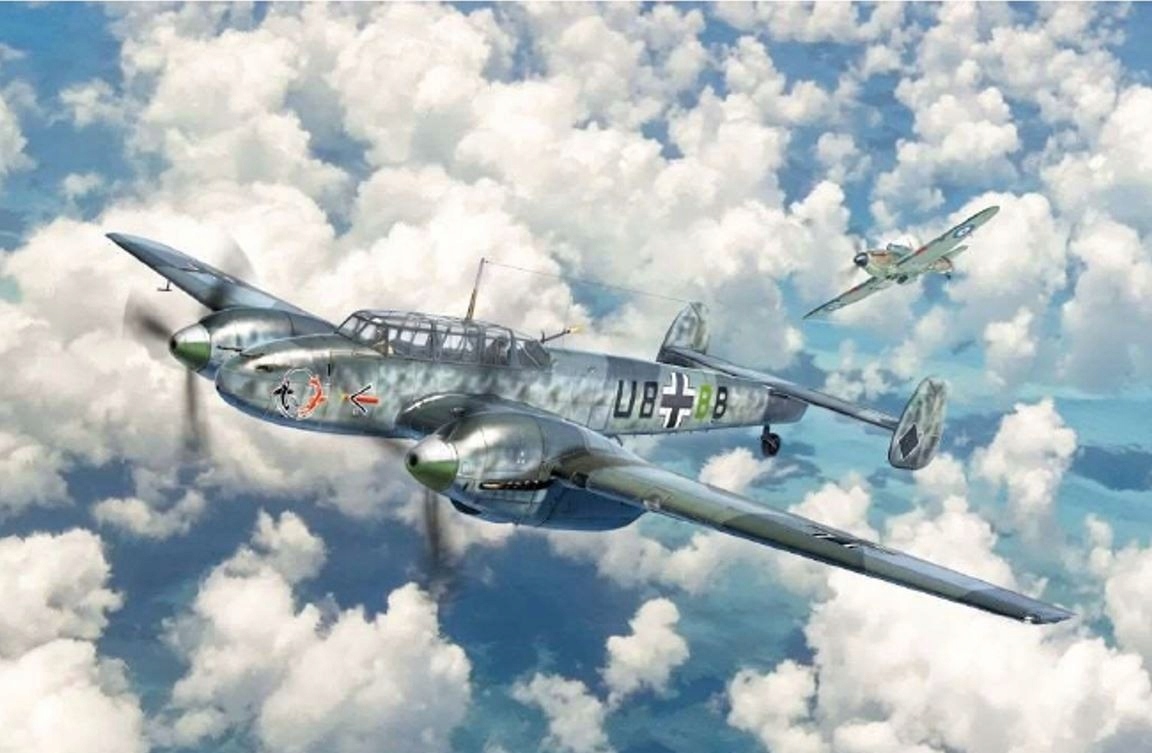 Italeri Model ke slepení BF-110C Zerstorer 1/72