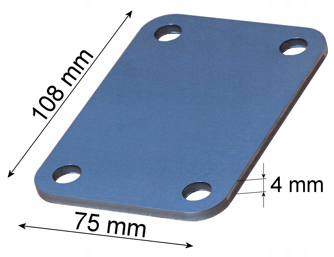

Marka montażowa, blacha montażowa 108x75x4 mm