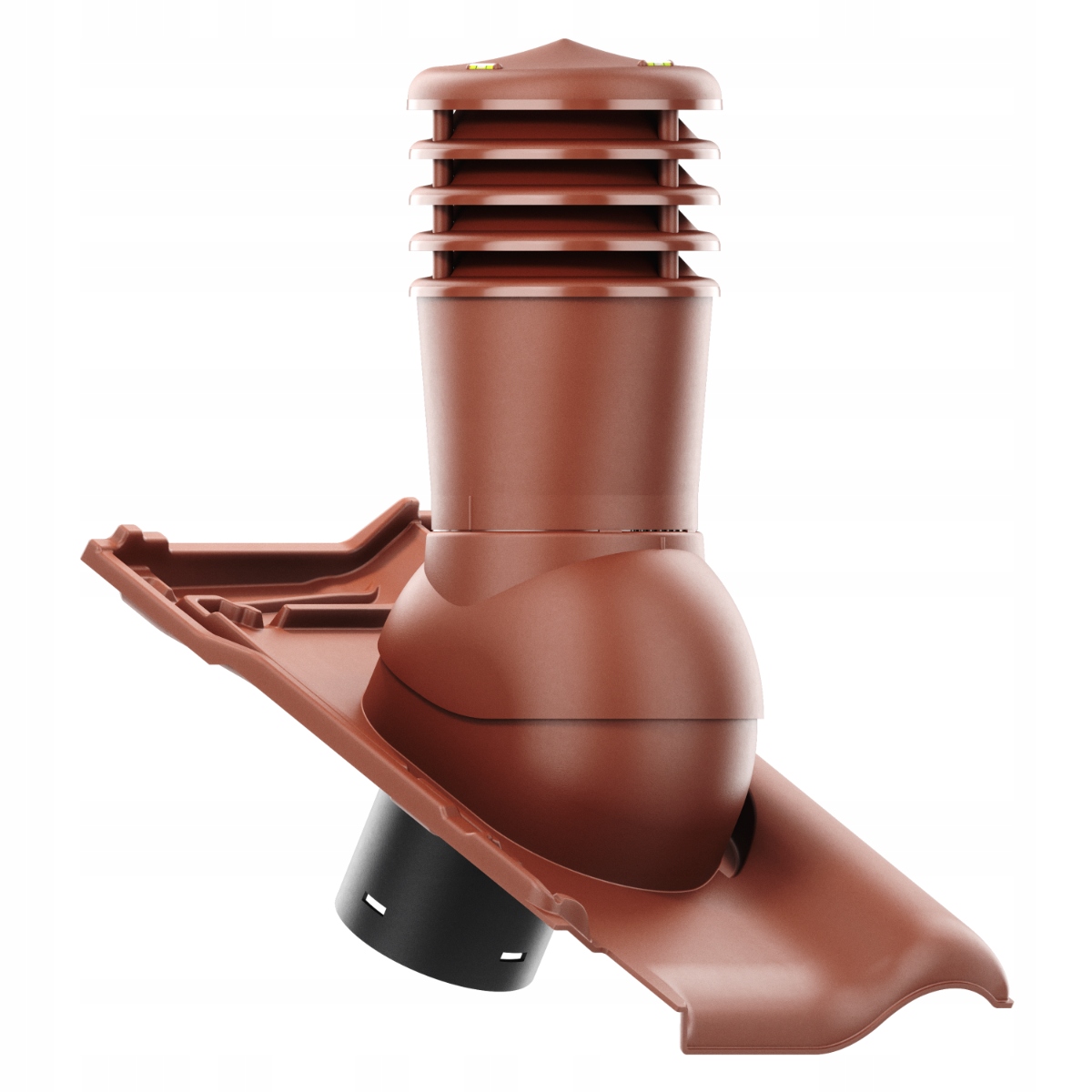 Větrací komín Smart fi150 střešní taška Creaton Titania Kaštanová