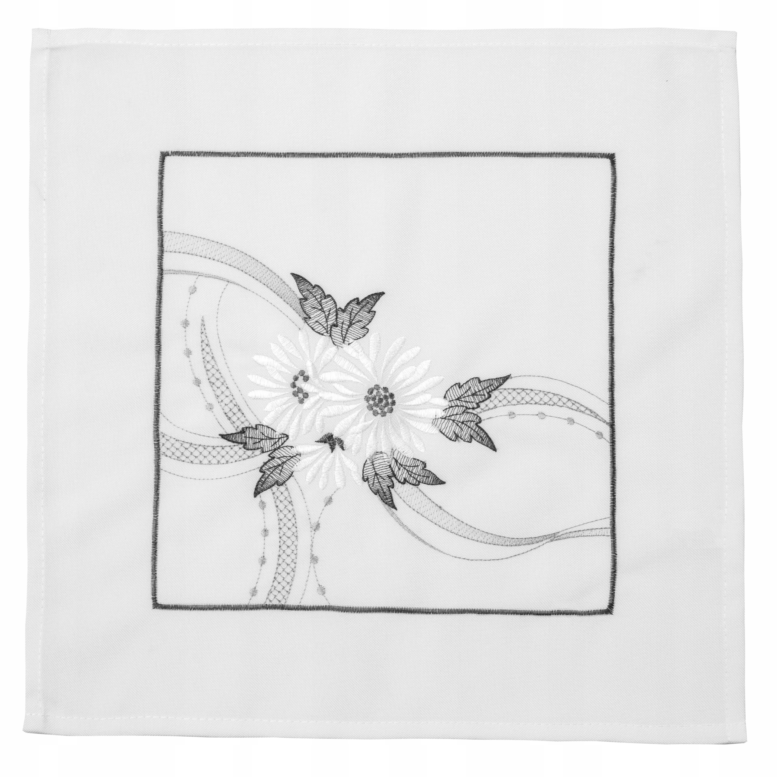 

Serwetki lniane Serweta w kwiaty len 40x40