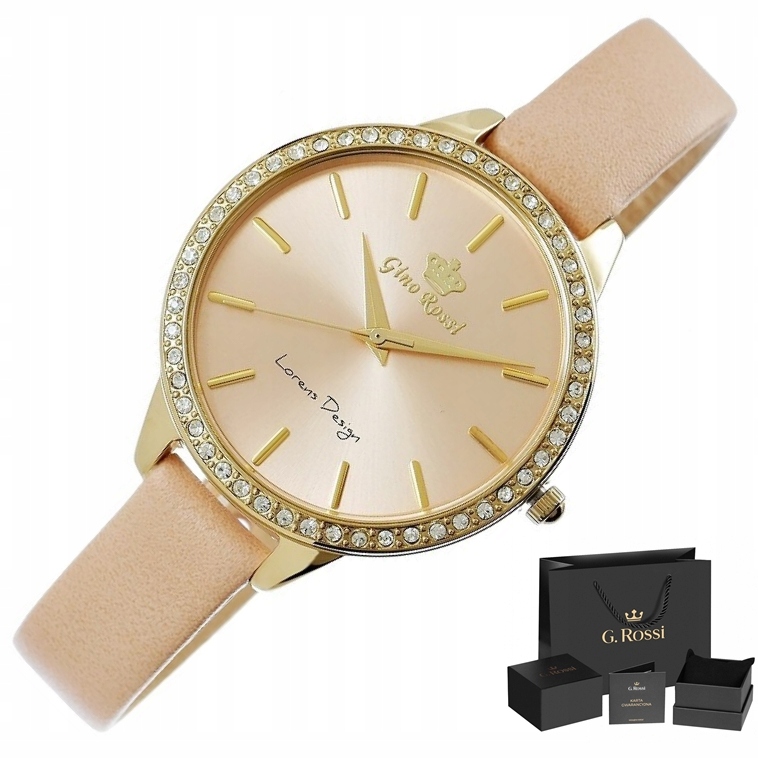 

Klasyczny Zegarek Damski Gino Rossi Cyrkonie