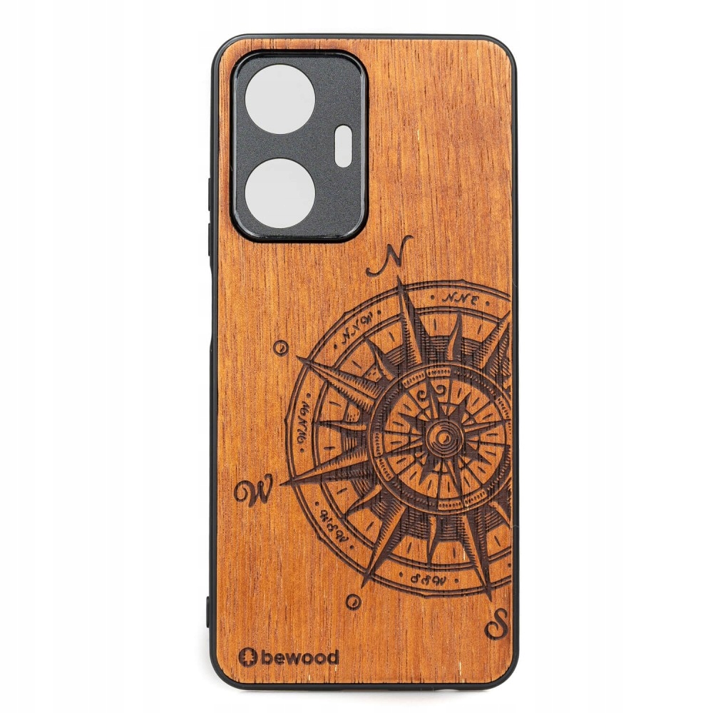 Drewniane Etui Bewood Realme C55 Traveler Merbau
