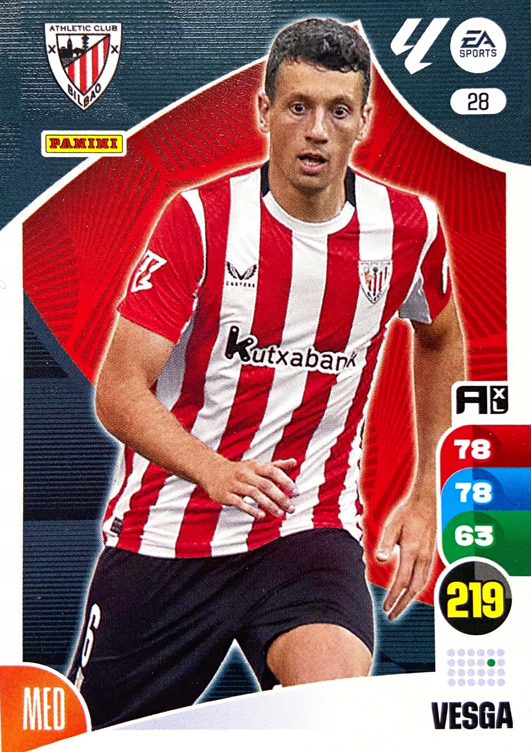 Panini La Liga 2024-25 2025 Base 28 Vesga Athletic Club