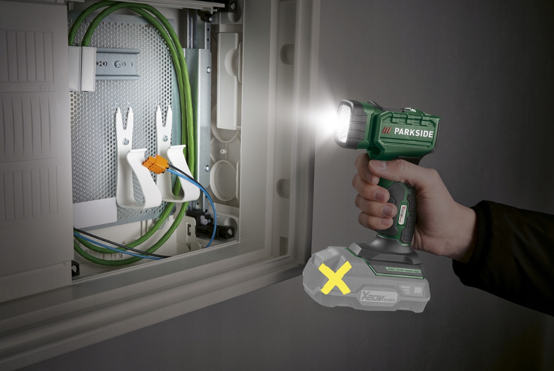 PARKSIDE PLHLA 20 Li A1 Latarka akumulatorowa 20v 280lm 6500k Marka Parkside