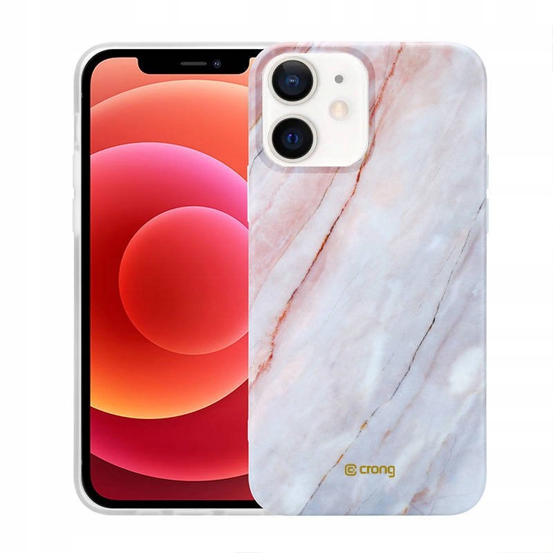 

Crong Marble Case - Etui do iPhone 12 Mini