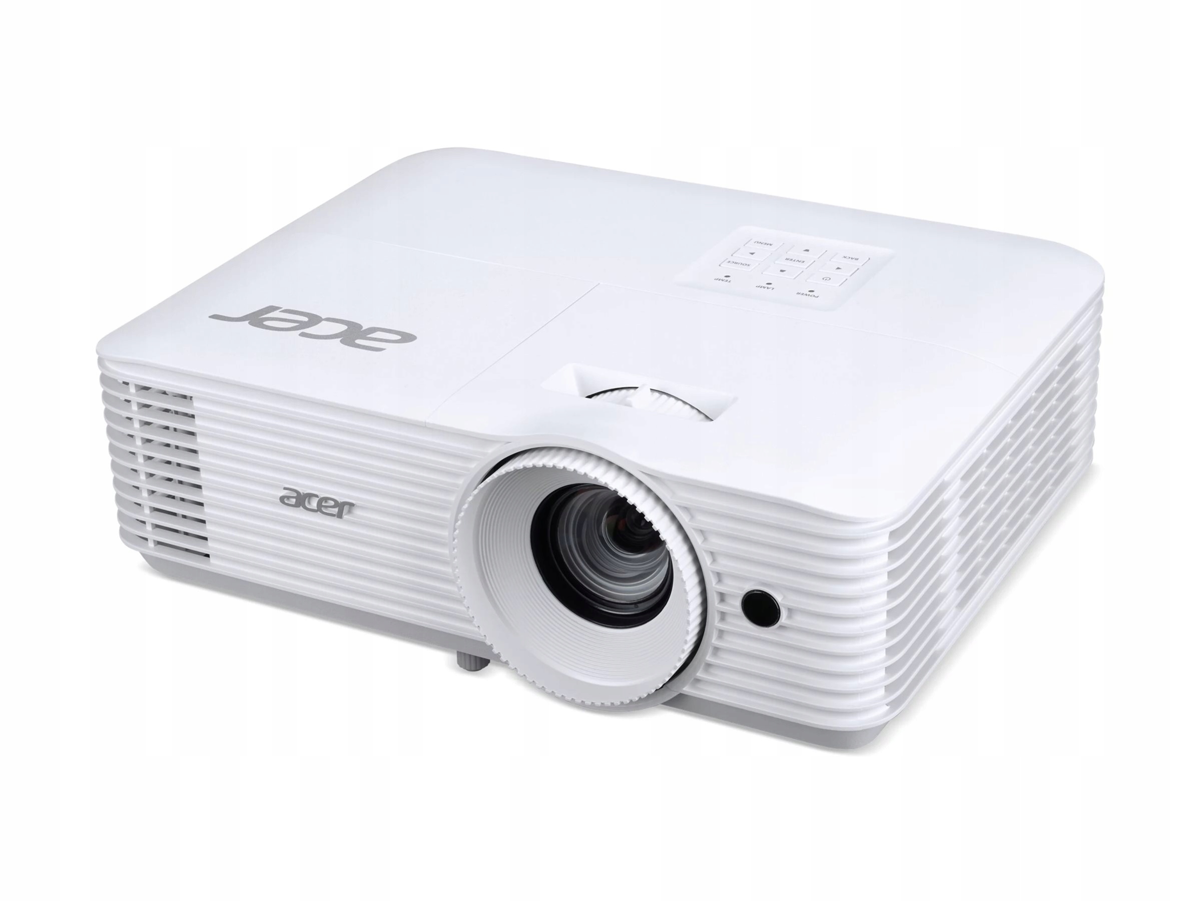 Acer P5550 Projector, Dlp, Fhd, 5200lm, 18000:1, White