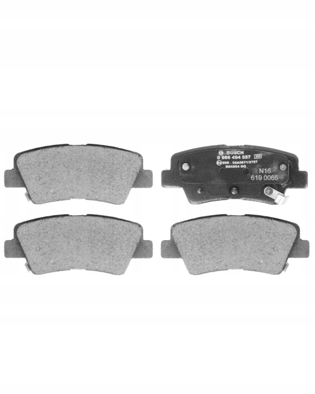 Bosch 0 986 494 557 набор тормозных колодок, дисковые тормоза
