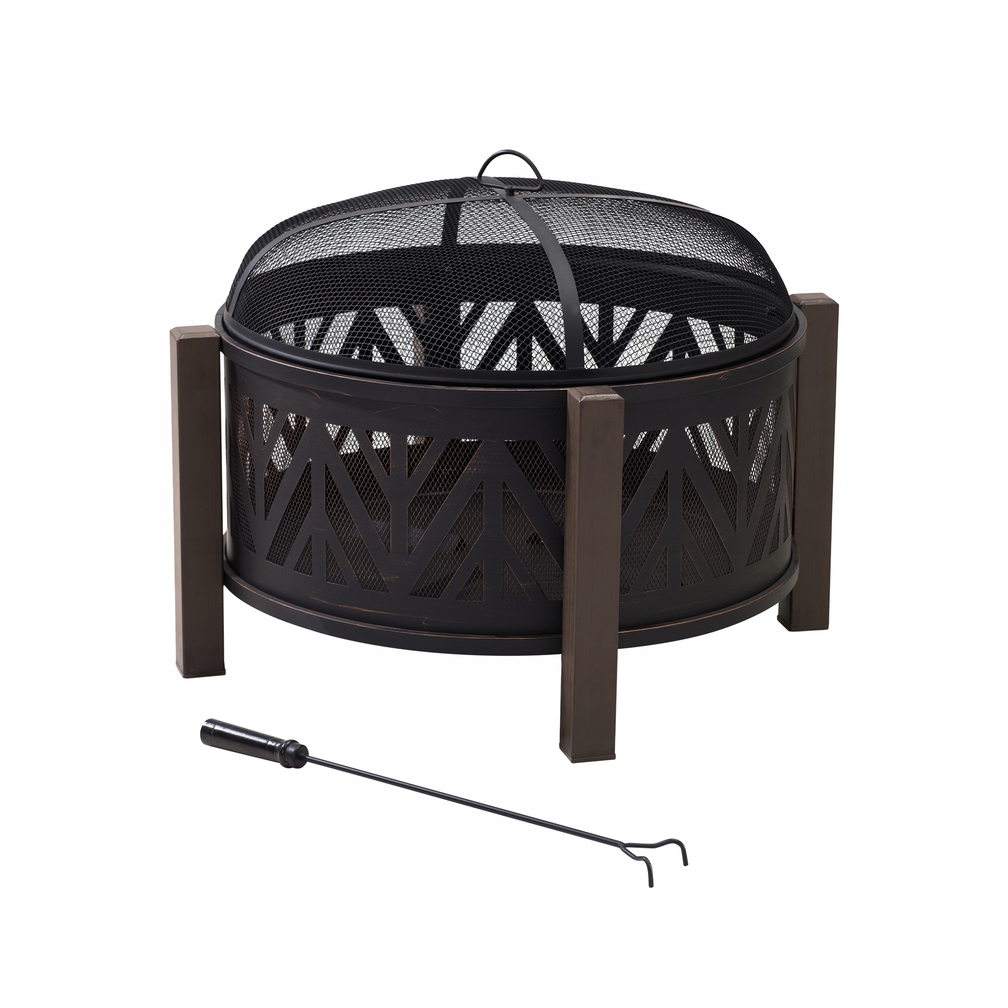

Palenisko Ogrodowe Duże Grill 78cm Stal Ognisko