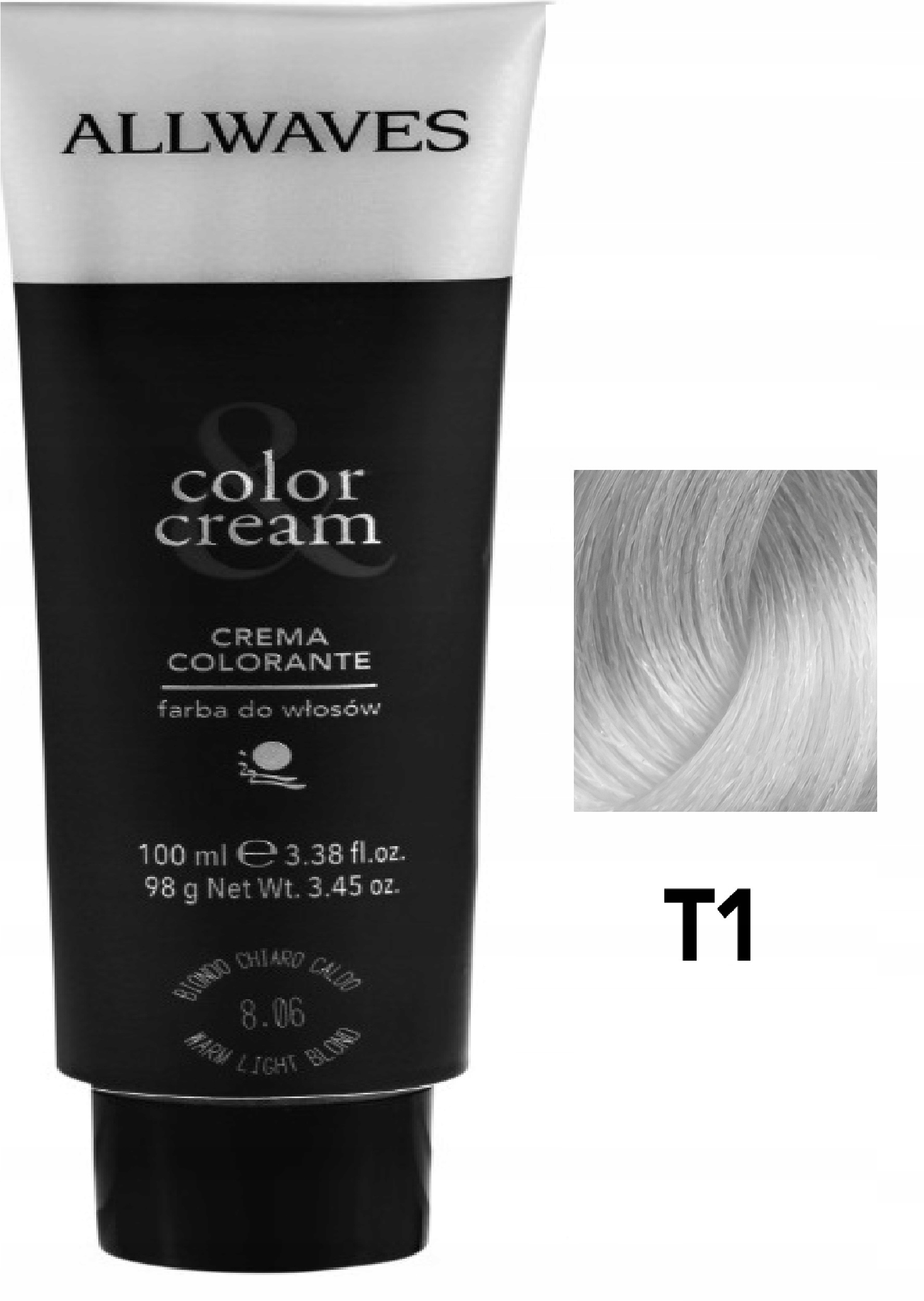 

Allwaves farba do włosów profesjonalna t1 100ml