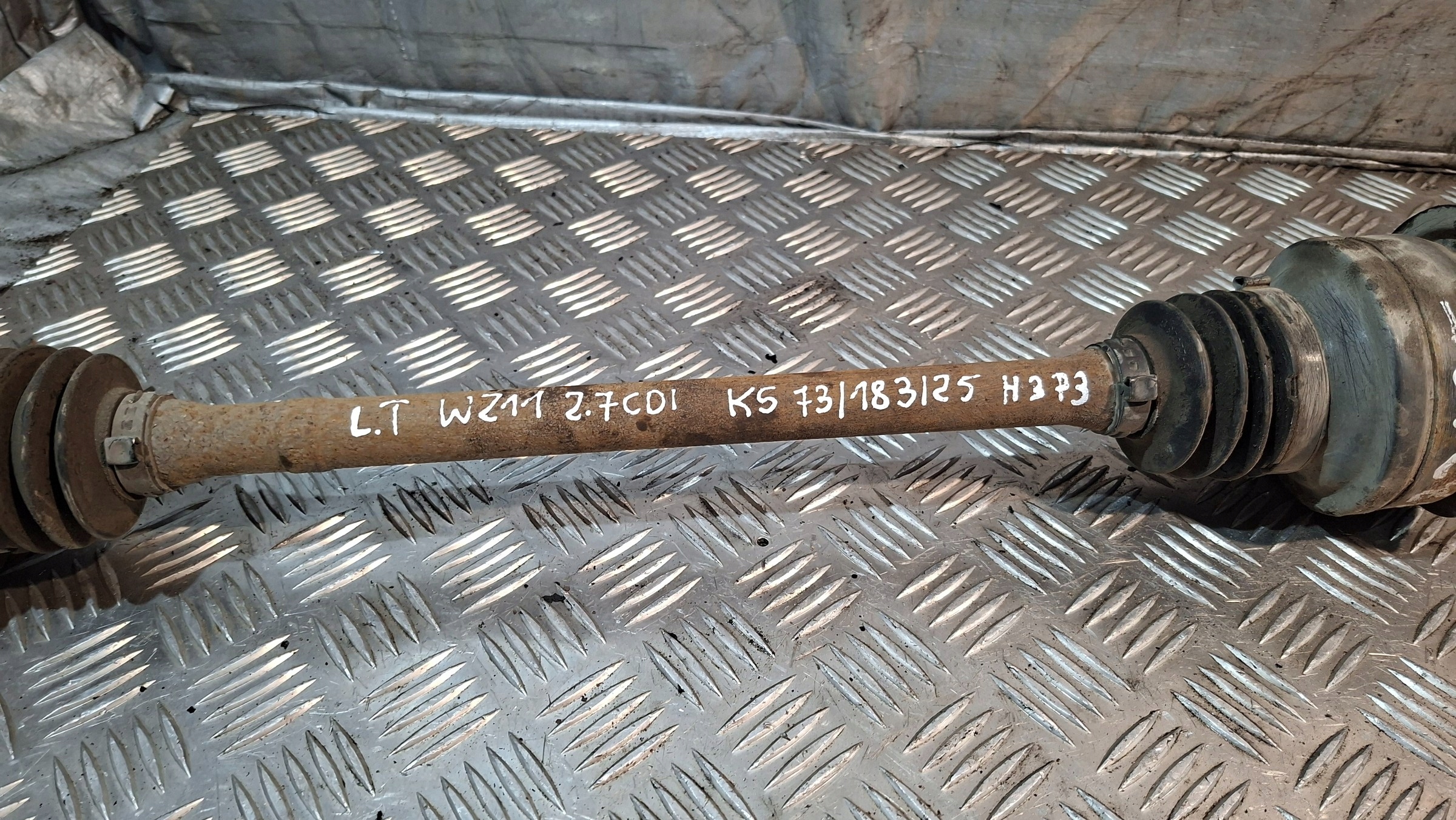semi-axis left rear part MERCEDES W211 2.7CDI