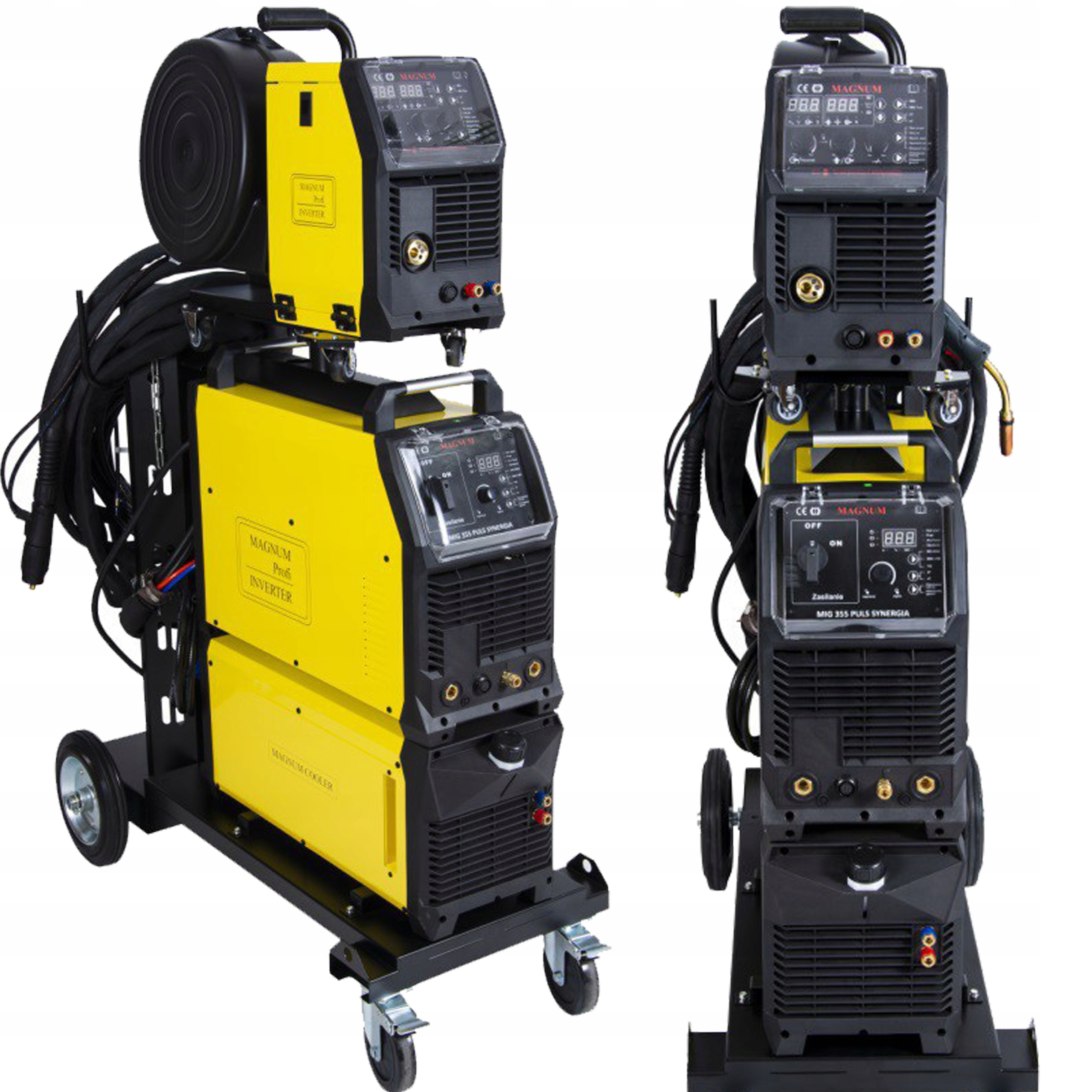 Poloautomatický Svařovací Stroj Magnum Mig 505 Puls Synergie Mma Tig 400V 500A Igbt