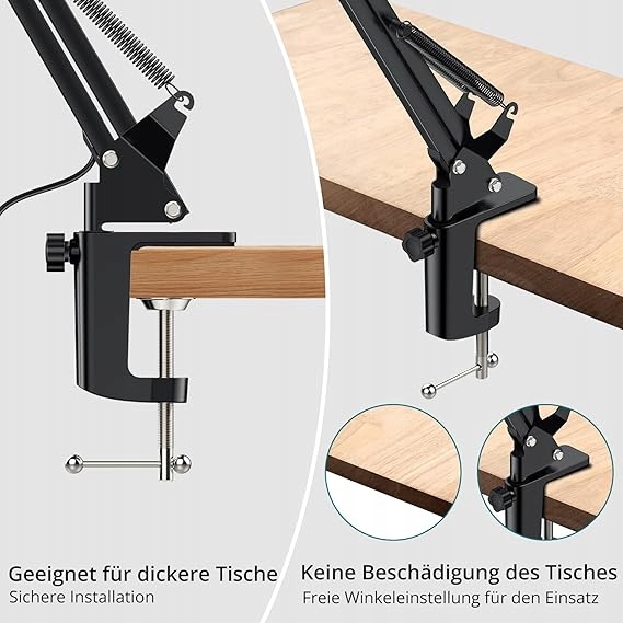 LAMPA LED SZKŁO POWIĘKSZAJĄCE 8X YGiTK 3 KOLORY 10 POZIOMÓW JASNOŚCI USB Kolekcja 1