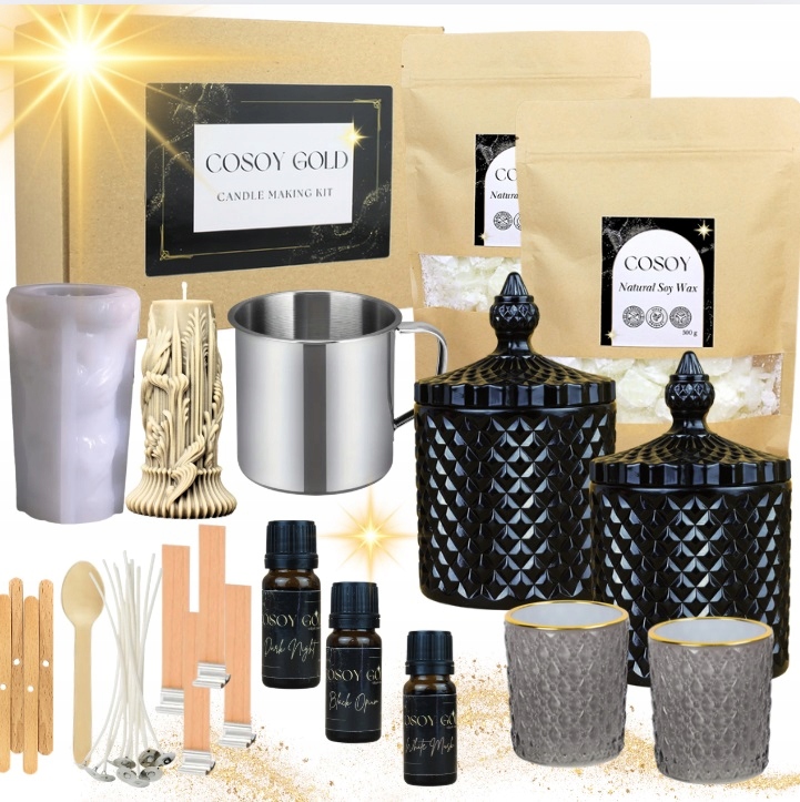 Sójová Sviečka Vo Forme Veľkého Bohatého Exkluzívneho Darčekového Setu