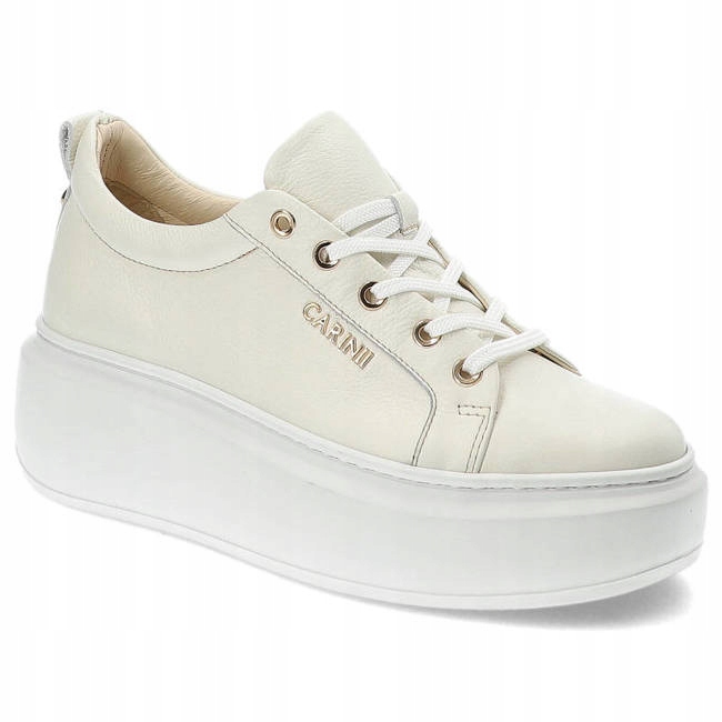 Beżowe Półbuty Sneakersy Carinii B8939-S62 R.39