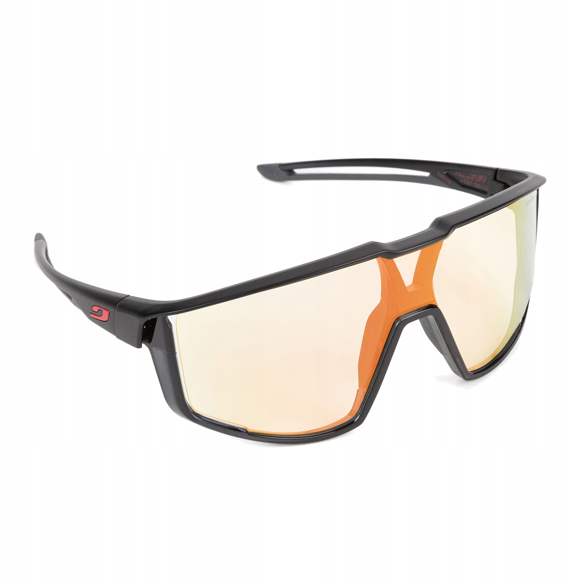 Okulary przeciwsłoneczne Julbo Fury Reactiv 1-3 Light Amplifier shiny Os