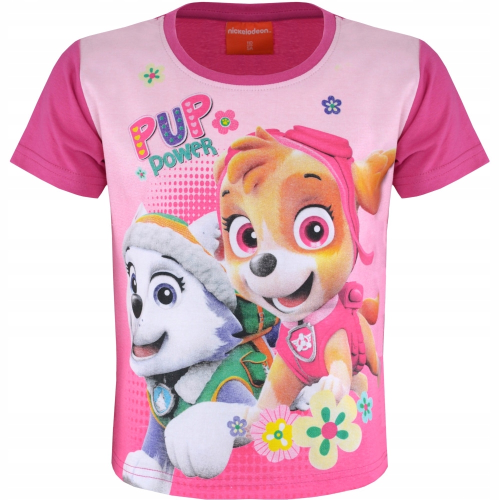 

T-shirt Psi Patrol Skye i Everest róż 116