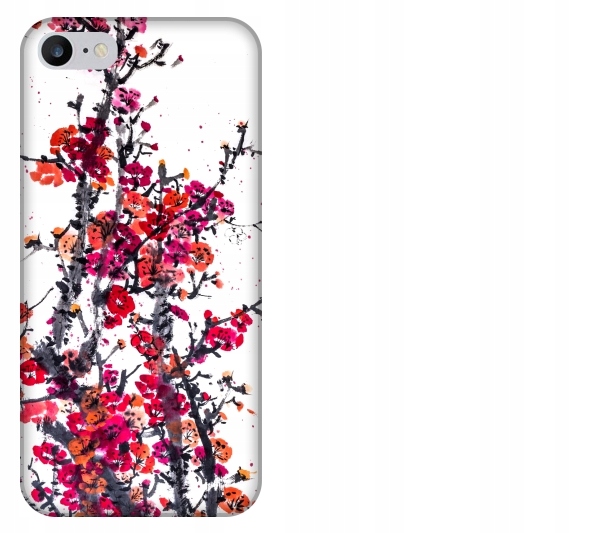 

Etui pokrowiec iPhone 8 Kwiaty akwarela chinska ja