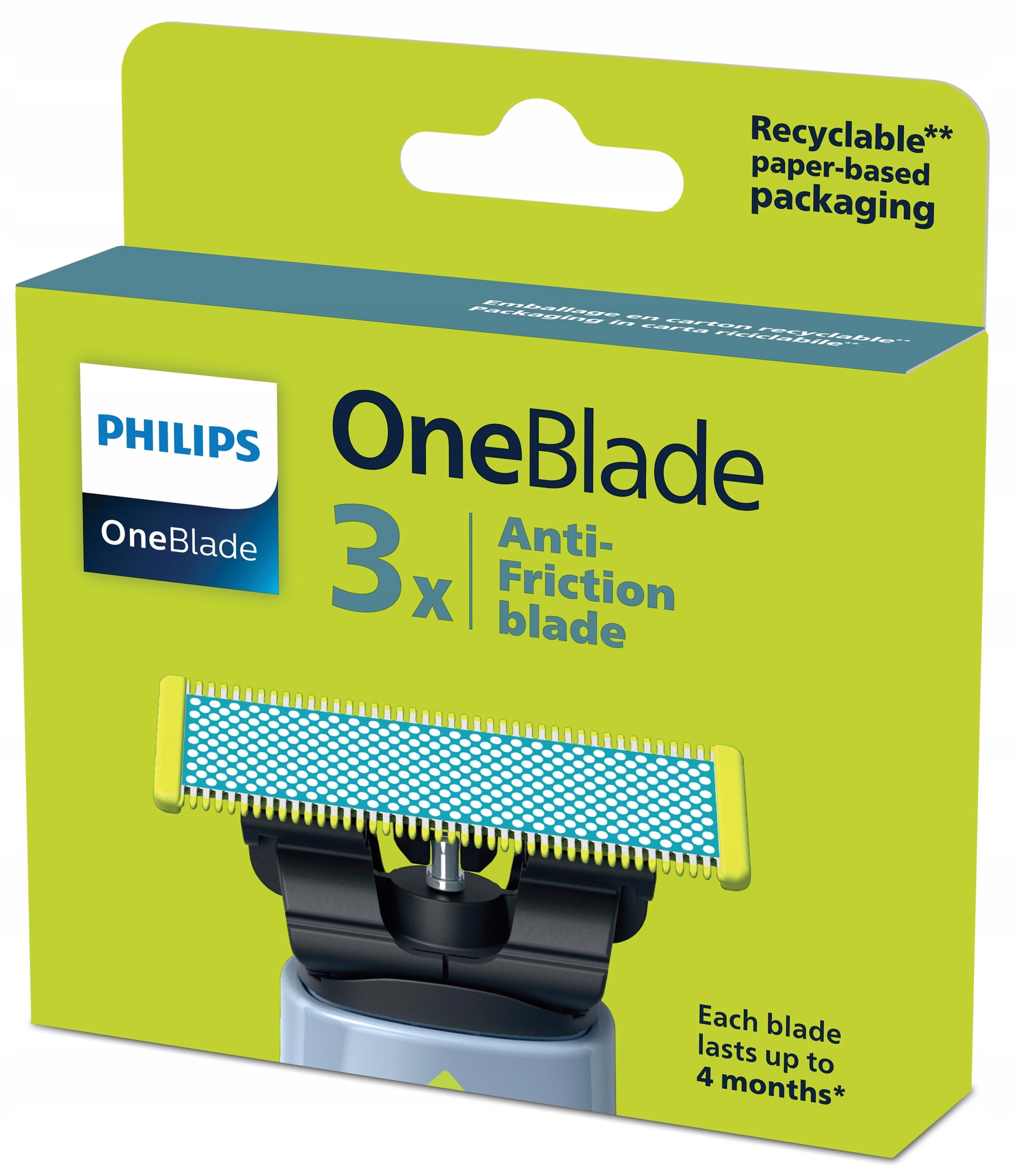 Ostrza golarki Philips OneBlade Anti-Friction QP235-50 (3 szt.)