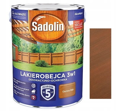 Sadolin Lakierobejca 3w1 Do Drewna Ciemny Dąb 2.5L