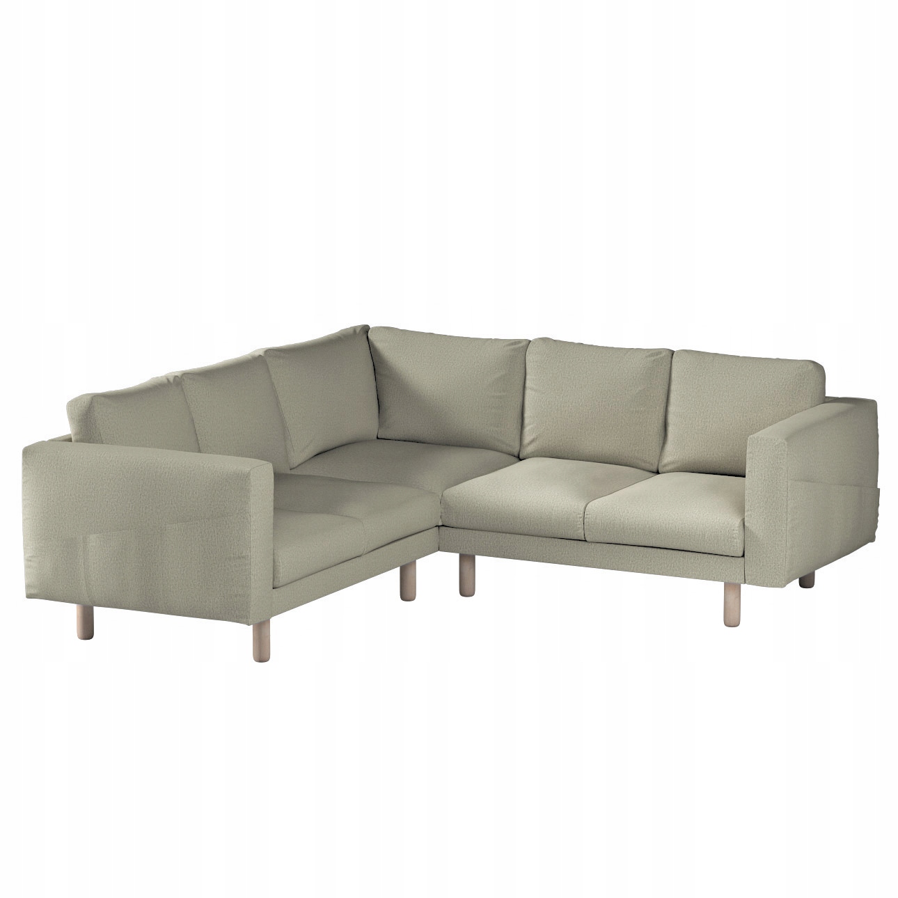 Dekoria potah na rohovou pohovku Norsborg pro 4 osoby Ikea, hnědý