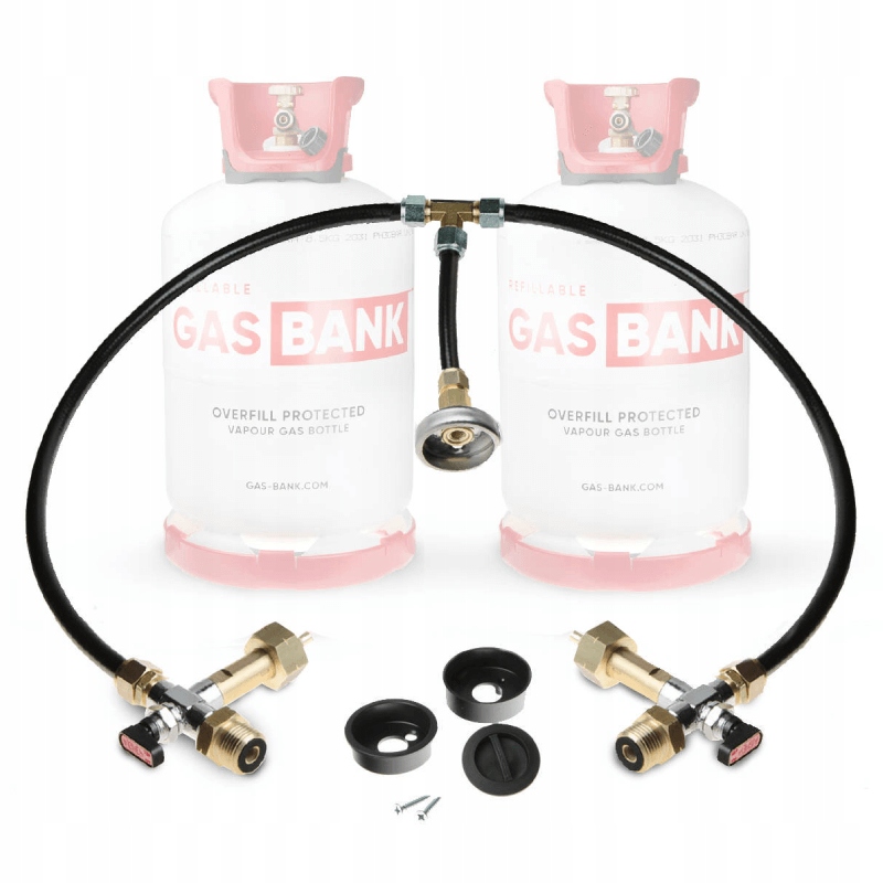 ZESTAW DO NAPEŁNIANIA DWÓCH BUTLI KAMPER GASBANK